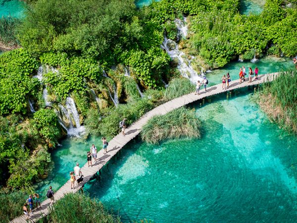 Split to Zagreb via Plitvice Lakes